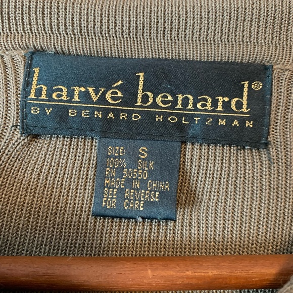 VINTAGE Harve Benard Silk Sweater - Picture 6 of 9